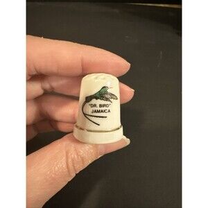 “Dr. Bird” Jamaica Souvenir Thimble